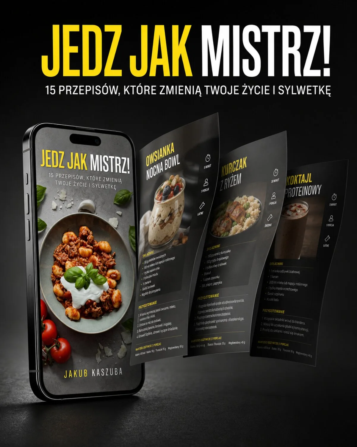 E-book Jedz jak Mistrz! — Jakub Kaszuba