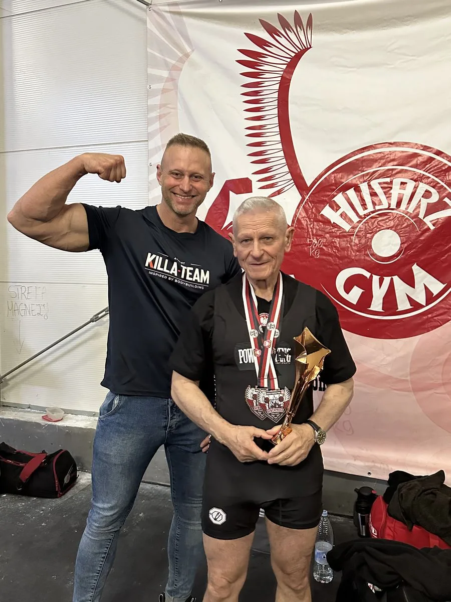 Senior 78 lat - II miejsce Master 70+ Puchar Polski WPC Gdańsk 2025 - trening dla seniorów