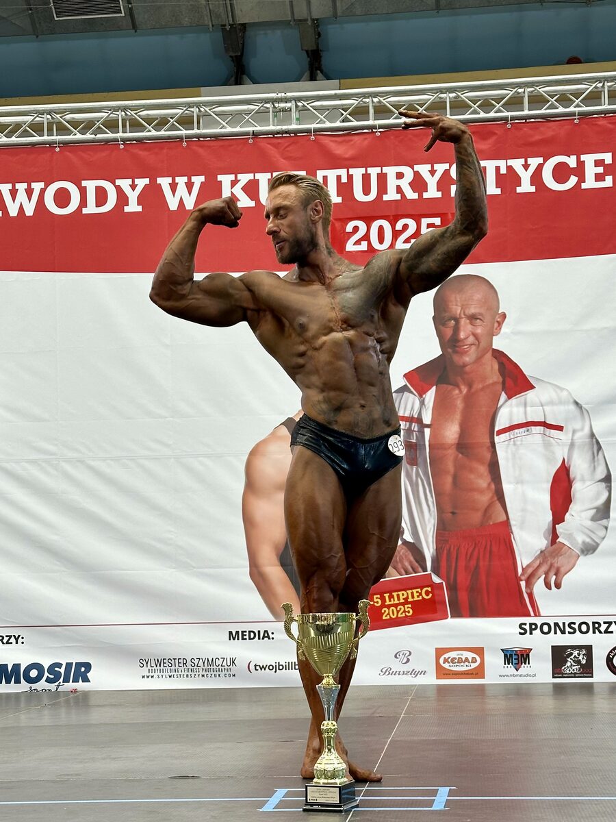 Robert Gocki — I miejsce Kulturystyka Klasyczna +180 cm, Sopot